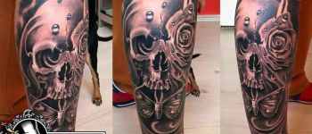 kuru-kafa-scull-dovme-modelleri - Dövme Modelleri